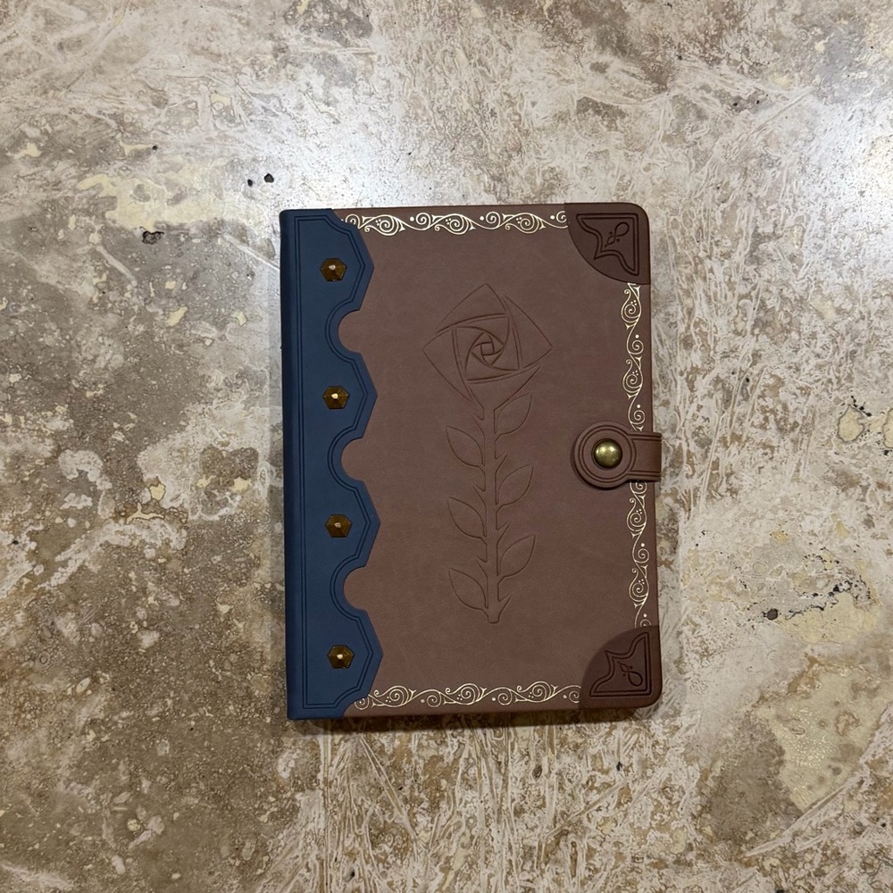 Disney Wish Brown and Blue Embossed Journal